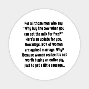 cow women Magnet